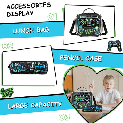3-in-1 Kids School Backpack Set