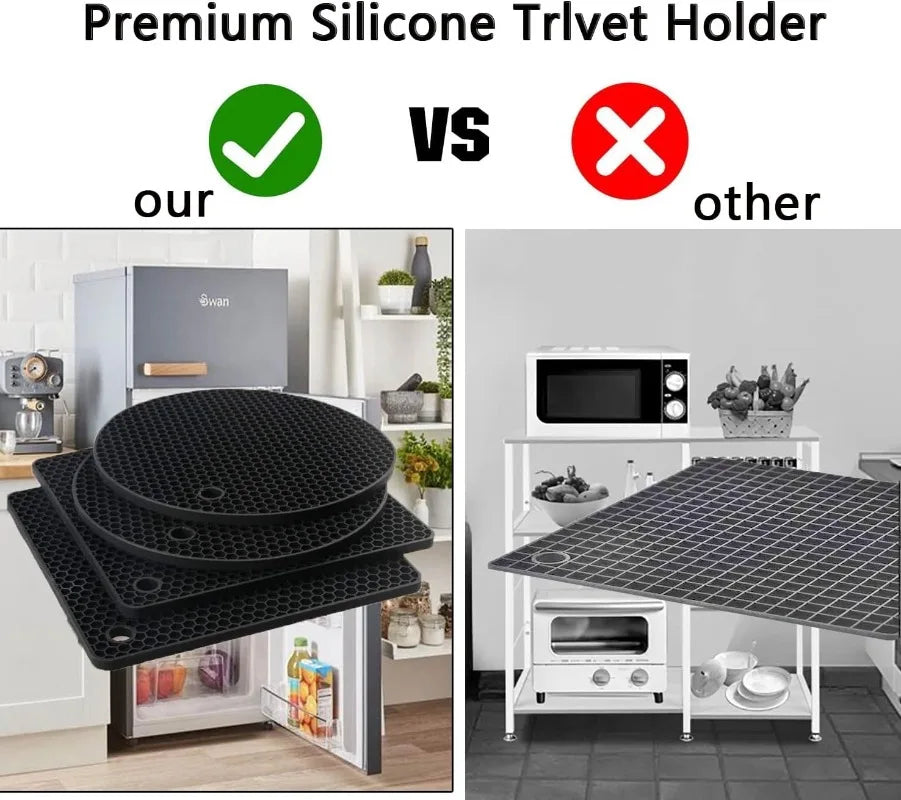 Silicone Pot Holder Trivet Heat Resistant Mat