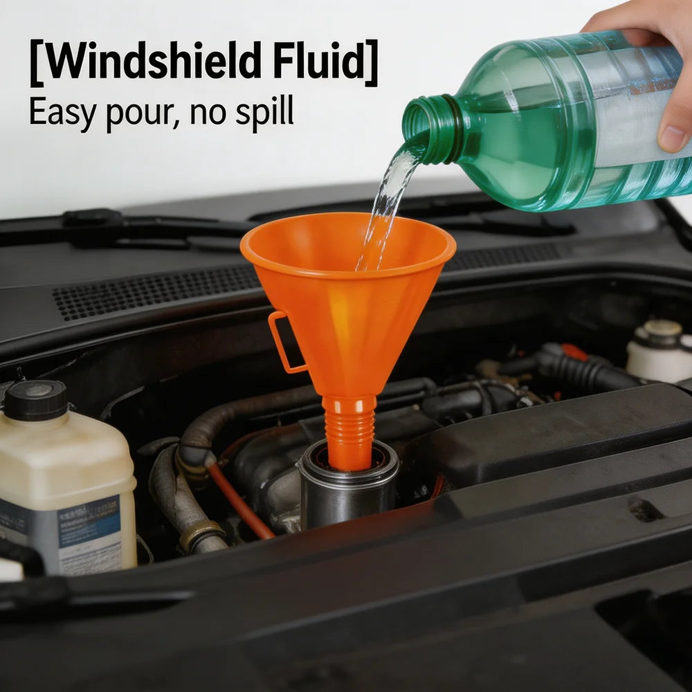 Multi-Purpose Automotive Funnel Set