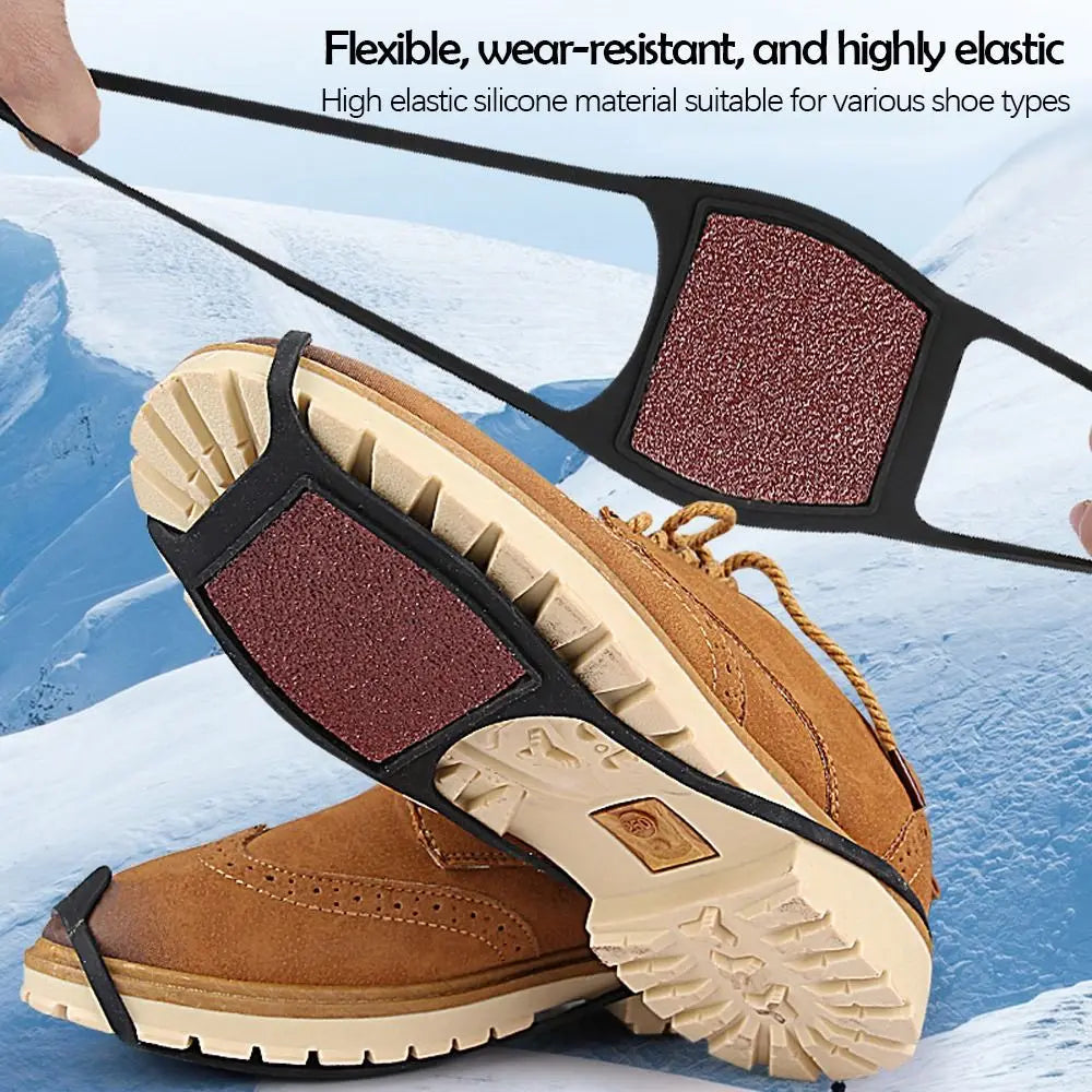 Silicone Anti-Slip Ice Grippers for Shoes