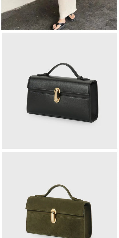 Vintage Genuine Leather Satchel Bag