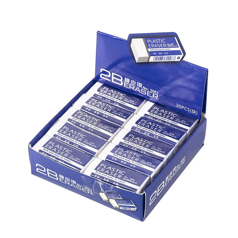 White Exam Eraser for Clean Pencil Corrections