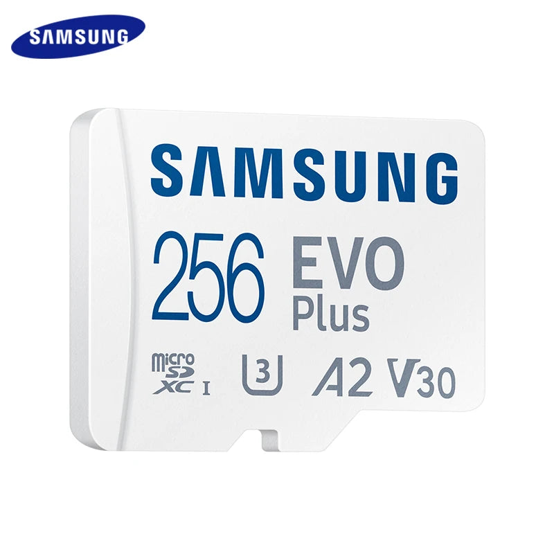 Samsung 512GB 256GB 128GB A2 V30 Memory Card Micro SD EVO Plus