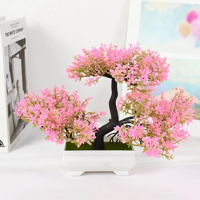 Artificial Bonsai Tree in Decorative Pot