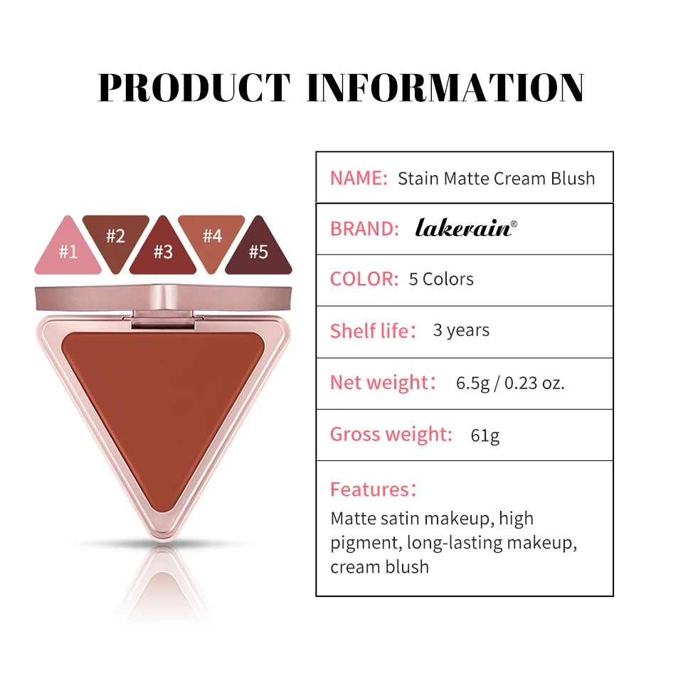 Lakerain Triangle Cream Blush