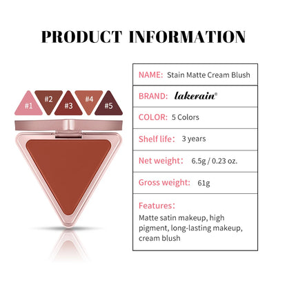 Lakerain Triangle Cream Blush