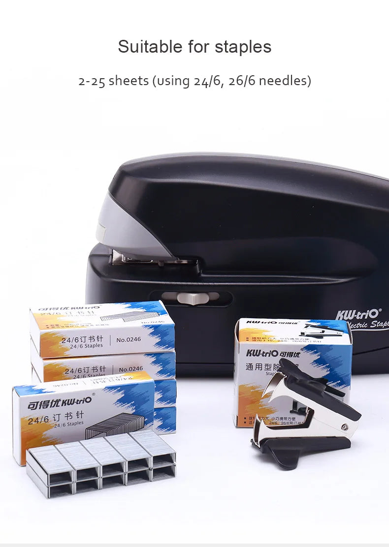 Automatic Electric Stapler for Up to 25 Sheets