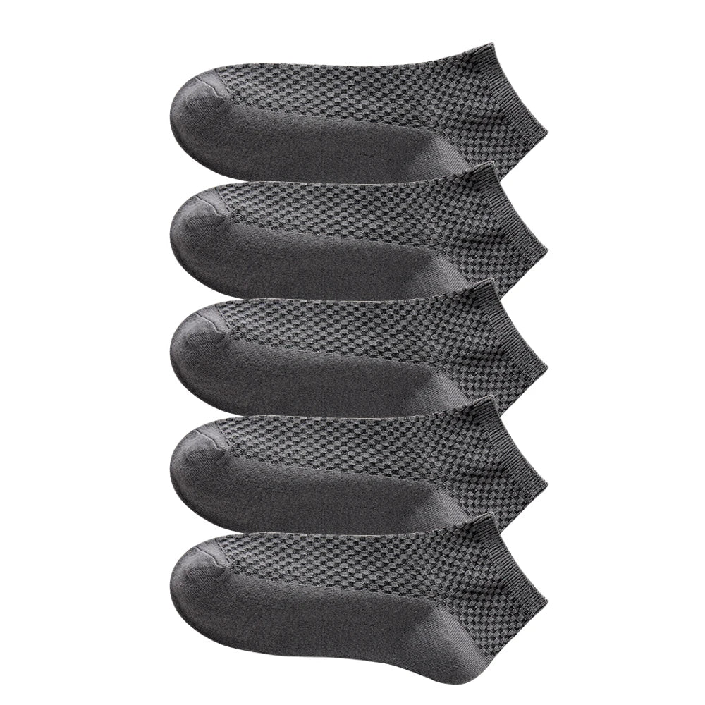 Men’s Bamboo Ankle Socks 5 Pairs