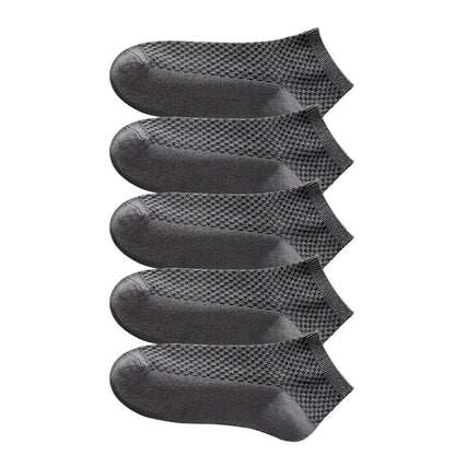 Men’s Bamboo Ankle Socks 5 Pairs