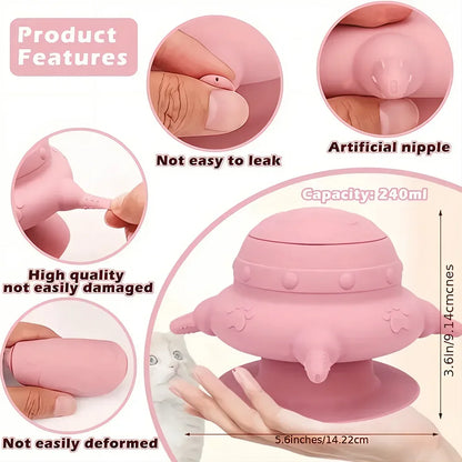 Silicone Pet Nursing Feeder Bowl