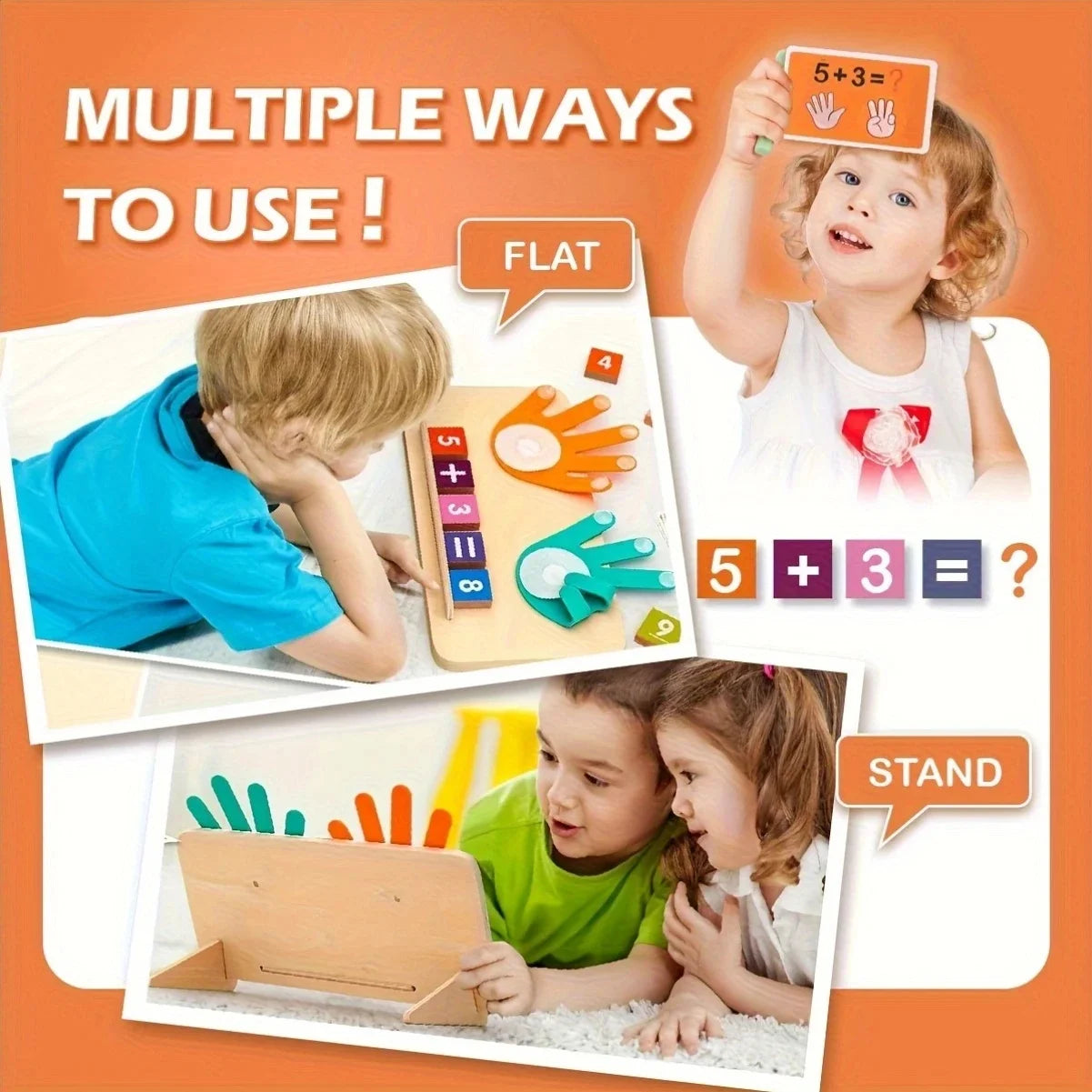 Wooden Arithmetic Learning Board