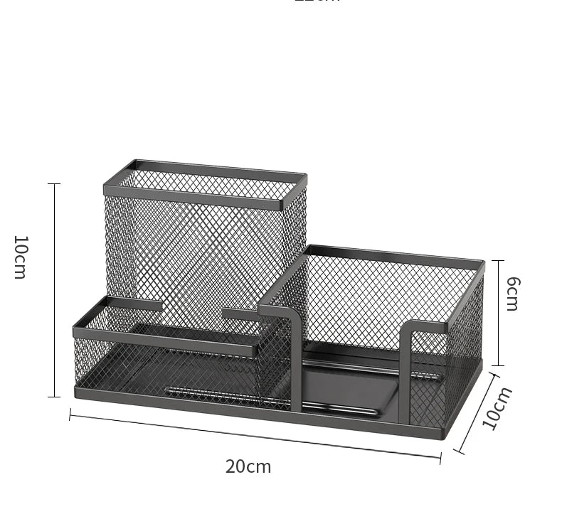 Metal Mesh Desk Organizer Caddy