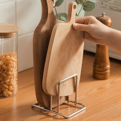 Stainless Steel Pot Lid & Cutting Board Organiser
