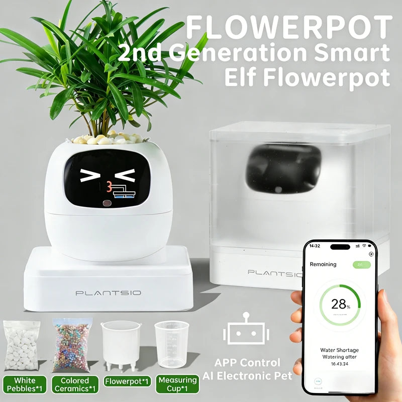 Smart Interactive Plant Companion Pot