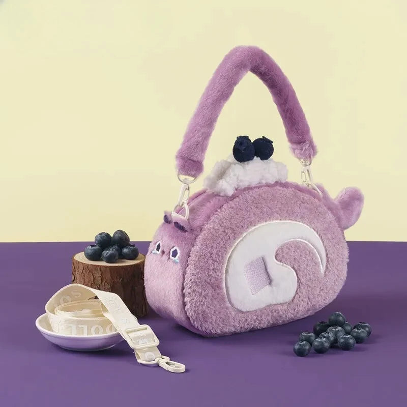 Cute Plush Crossbody Shoulder Bag for Women