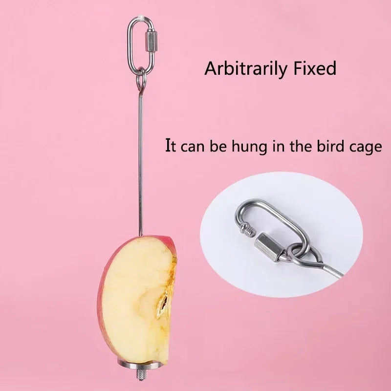 Stainless Steel Bird Fruit & Vegetable Feeder Fork