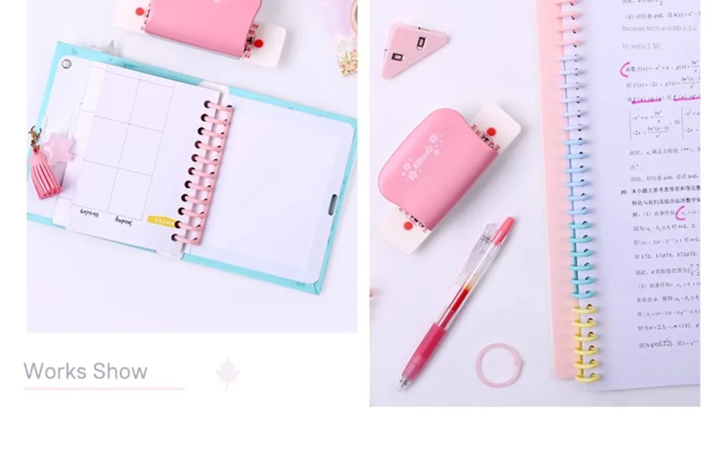 Adjustable 6-Hole Planner Paper Punch