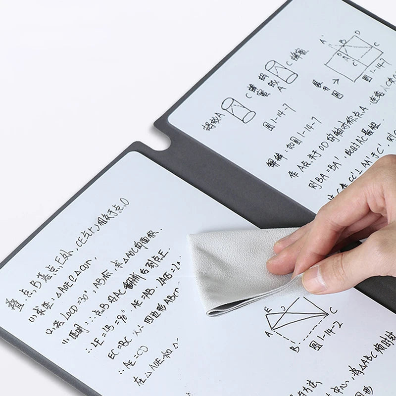 A5 Reusable Dry Erase Whiteboard Notebook