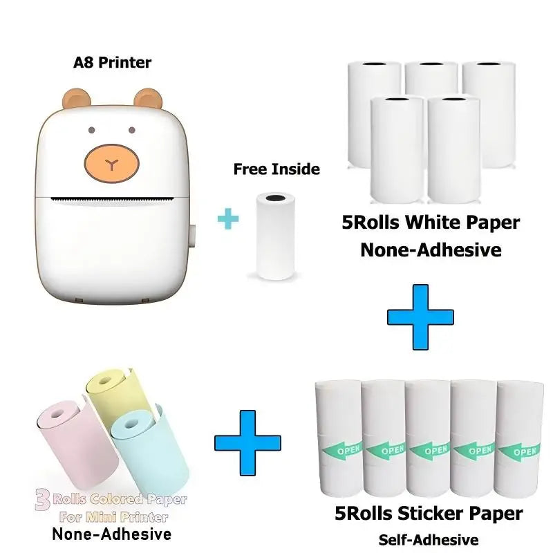 Portable Bluetooth Thermal Mini Printer