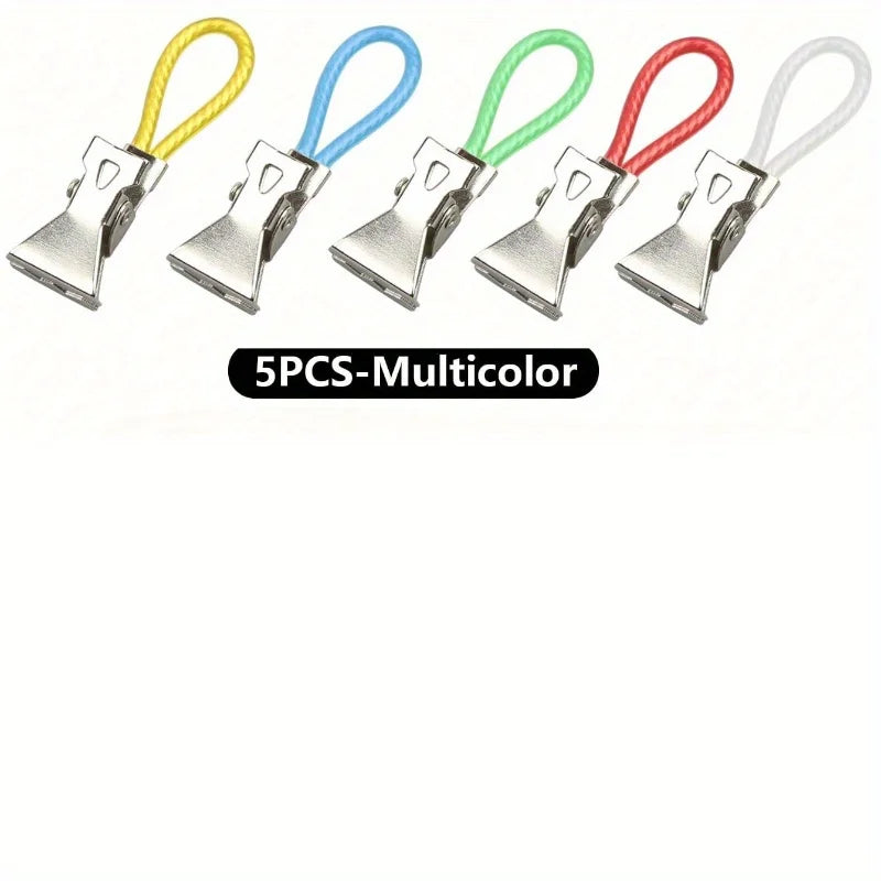 Metal Towel Hanging Clips Set