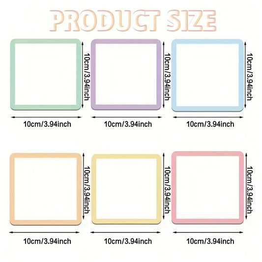 Reusable Magnetic Whiteboard Sticky Notes for Fridge, Whiteboard & Office Organization