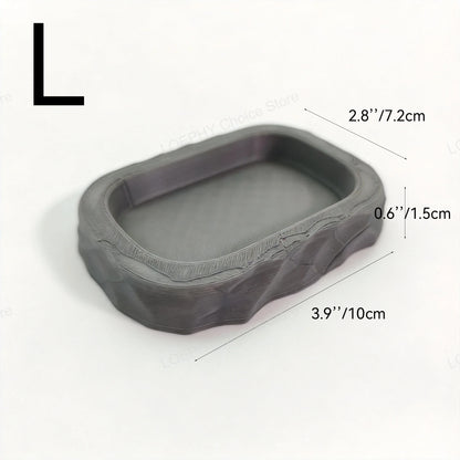 Stone Style Reptile Water Dish Bowl