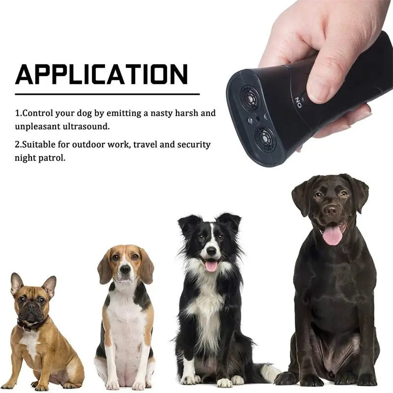 Ultrasonic Dog Training & Bark Control Device
