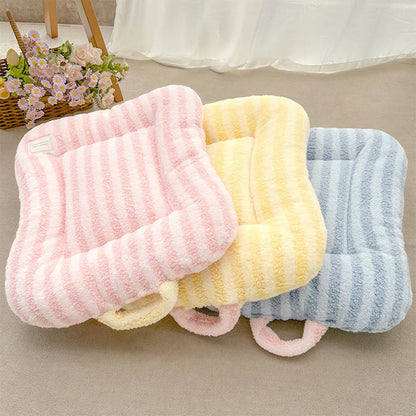 Soft Plush Oval Cat & Dog Bed Pad