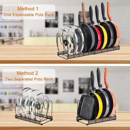 Expandable Pot & Pan Rack