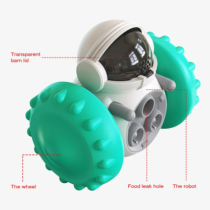 Interactive Dog & Cat Treat Dispensing Tumbler Toy