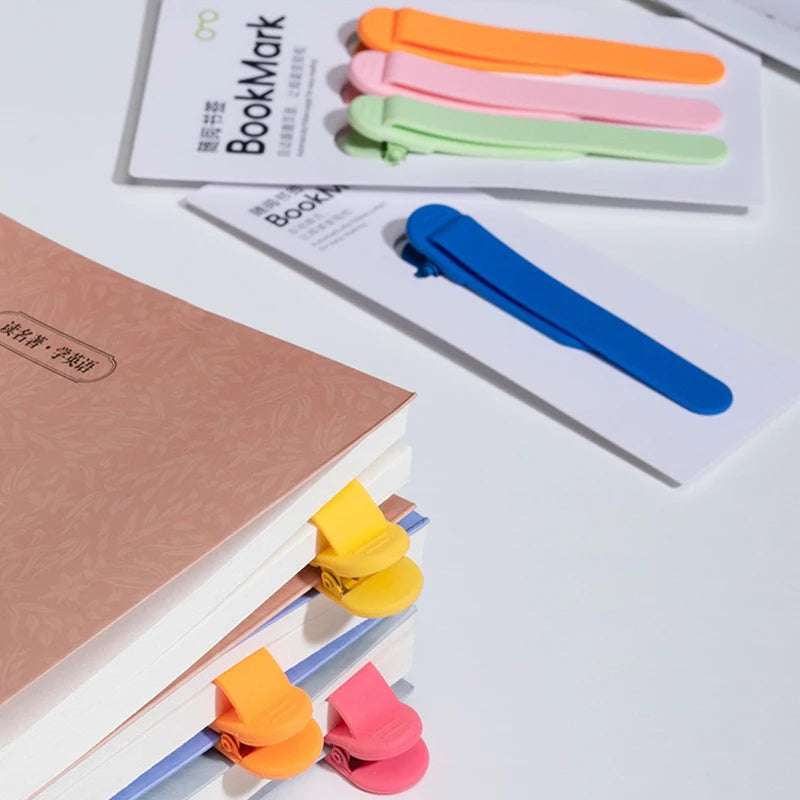 Silicone Page-Marker Bookmarks Set