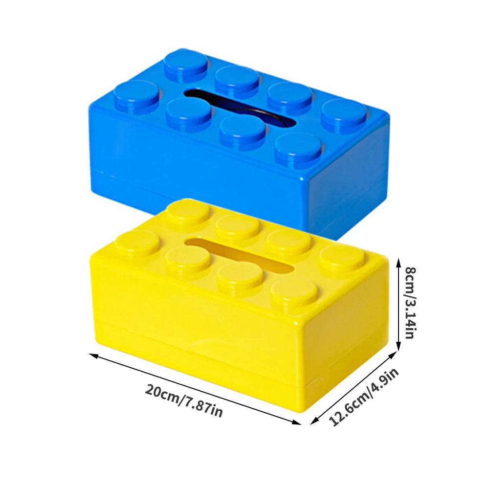 Creative Brick Style Tissue Holder & Organiser