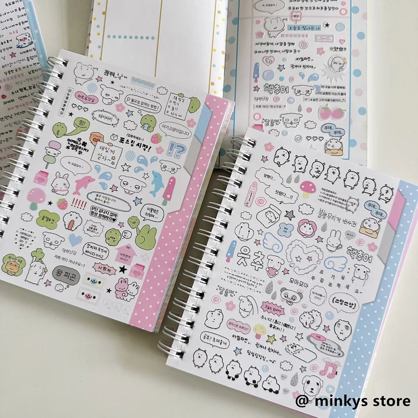 Kawaii K-Pop Sticker Book – 32 Decorative Sheets