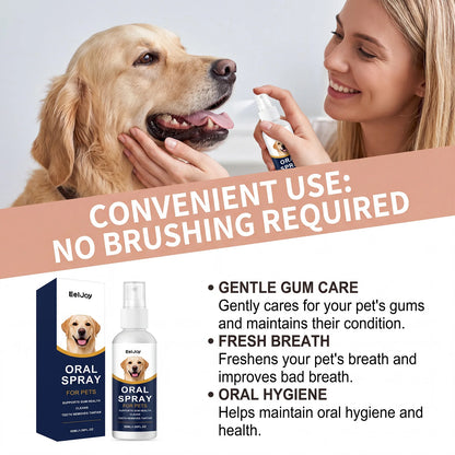 Pet Oral Care Spray for Dogs & Cats