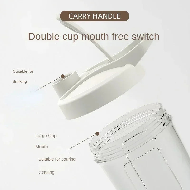 Portable Electric Protein Shaker Bottle