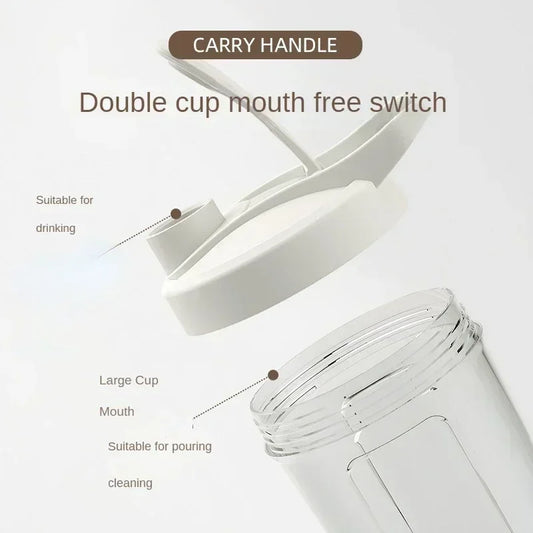 Portable Electric Protein Shaker Bottle