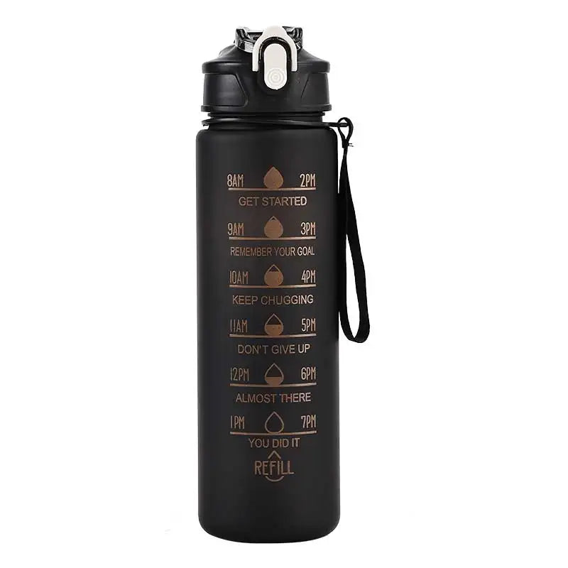Sports Water Bottle with Time Marker