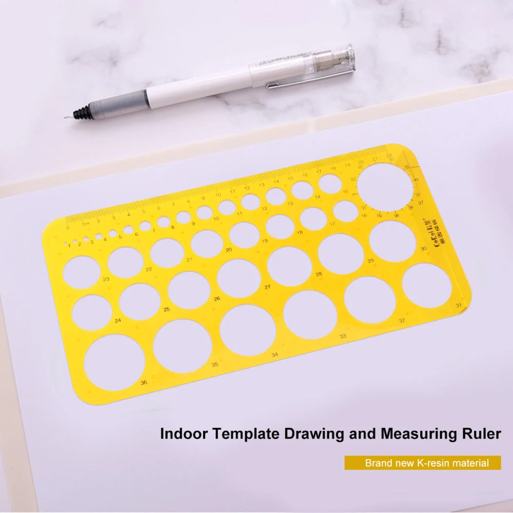 Circle Template Drawing Ruler