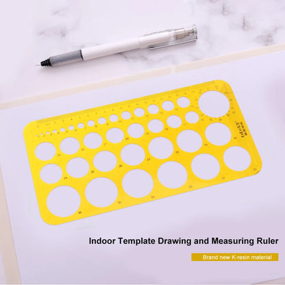 Circle Template Drawing Ruler
