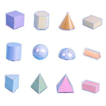 3D Geometric Shapes Learning Set