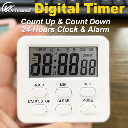 KT THERMO Digital Kitchen Timer & Alarm Clock