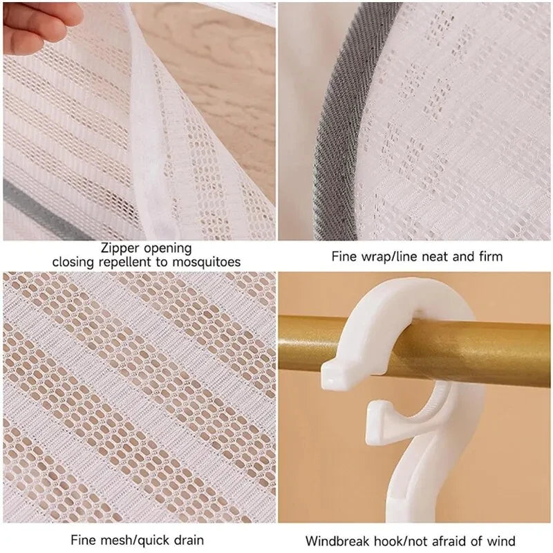 Portable Mesh Hanging Drying Rack