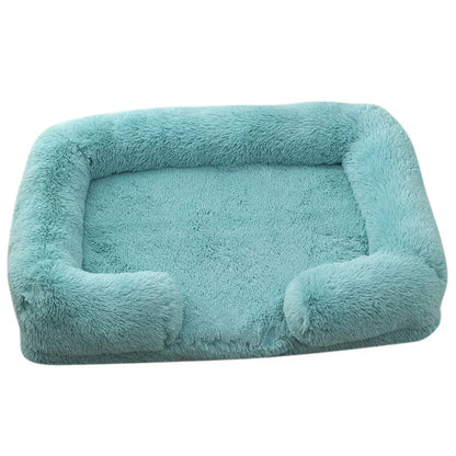 Plush Dog Bed with Removable Cover