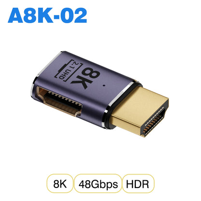 HDMI 2.1 Mini & Micro HDMI to HDMI Adapter – 8K 60Hz 48Gbps