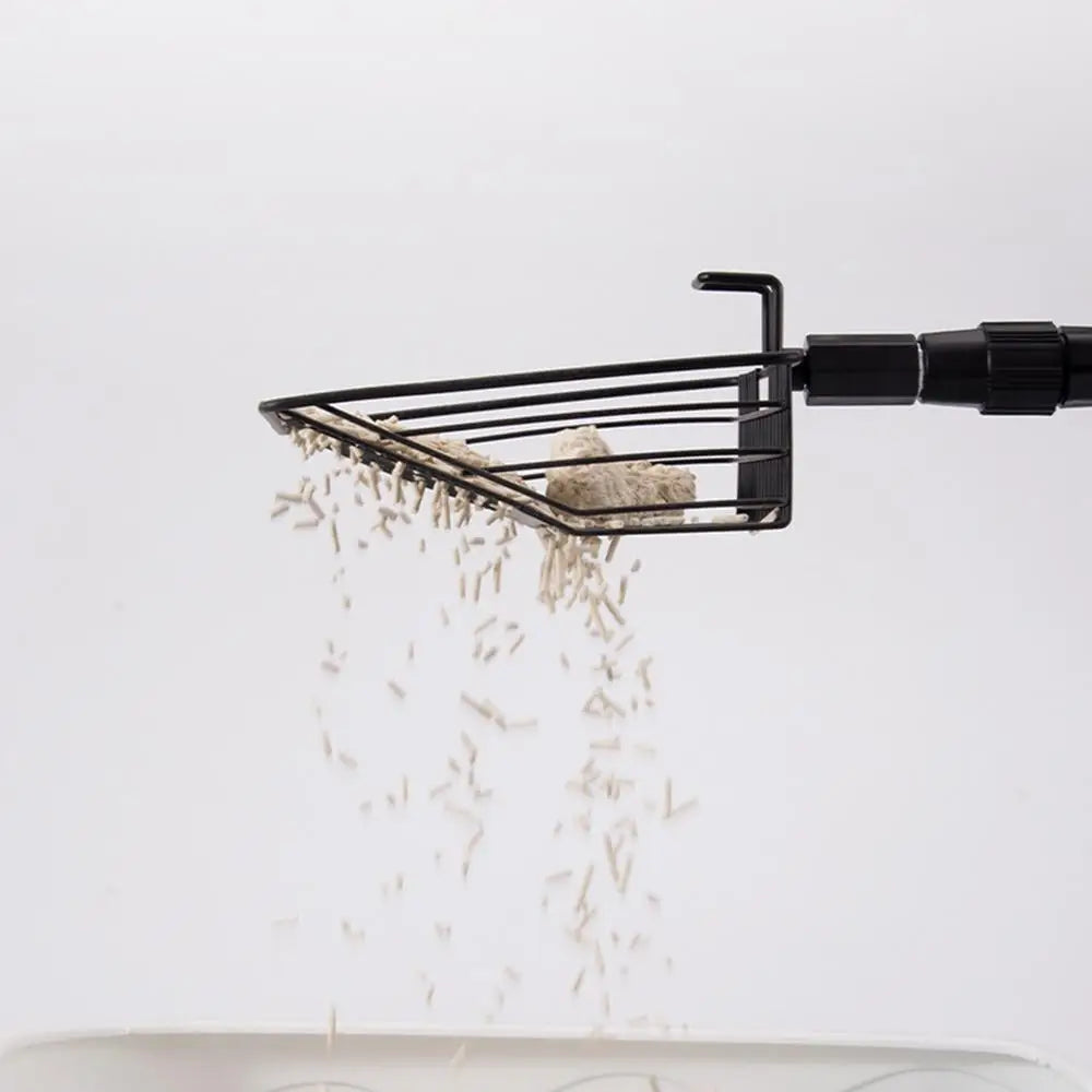 Extendable Metal Cat Litter Scoop with Long Handle