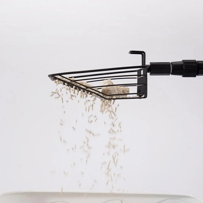 Extendable Metal Cat Litter Scoop with Long Handle