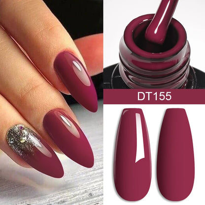 MEET ACROSS 7ml Red Gel Nail Polish