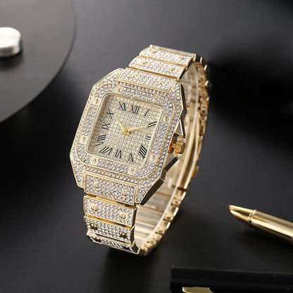 Men's Luxury Roman Numeral Quartz Business Watch