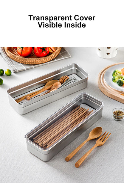 Stainless Steel Tableware Storage Box