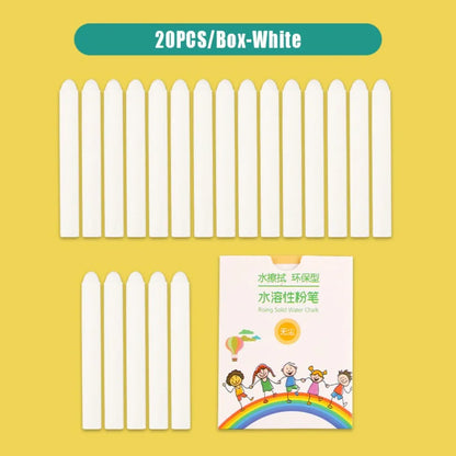 Dust-Free Water-Soluble Colored Chalk Set